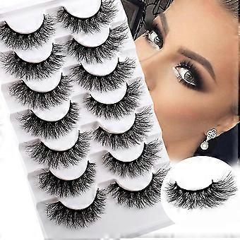 Falsche Wimpern, flauschige künstliche Wasserwimpern, super dicke falsche Wimpern.