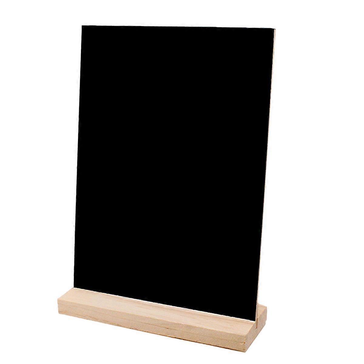 Chalkboard Sign Single-Sided Erasable Message Board Blackboard Desktop Decor Signs Small Blackboard with Bases for DIY Home Decoration