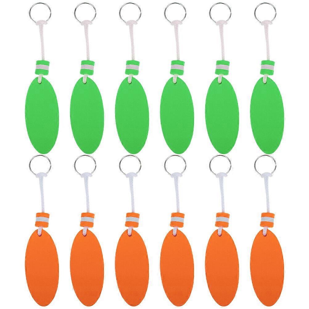 12pcs Floating Key Chains Surfboard Keychains Floating Keychains Keys Pendants