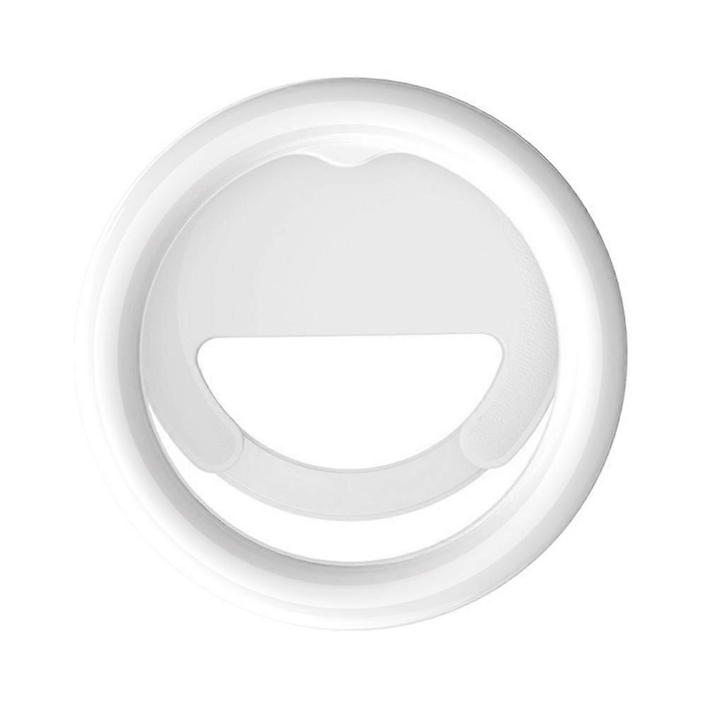 10cm/4in Phone Ring Light 2W Clip-on Selfie light 3000K-7000K Dimmable 180Rotatable for iOS Android Mobile Phone iPad Laptop