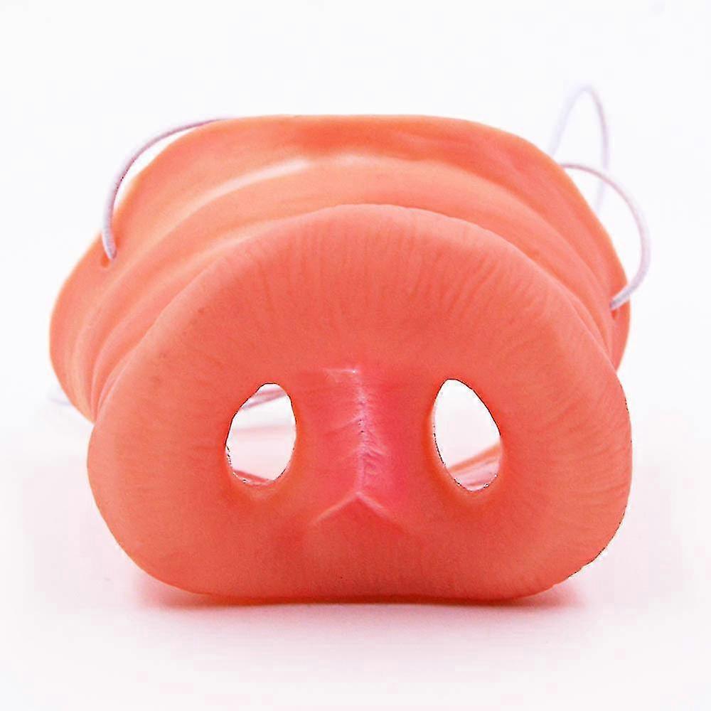 Simulation Pig Nose With Elastic Band Costume Animal Mask Holloween Party Prop(1ps)