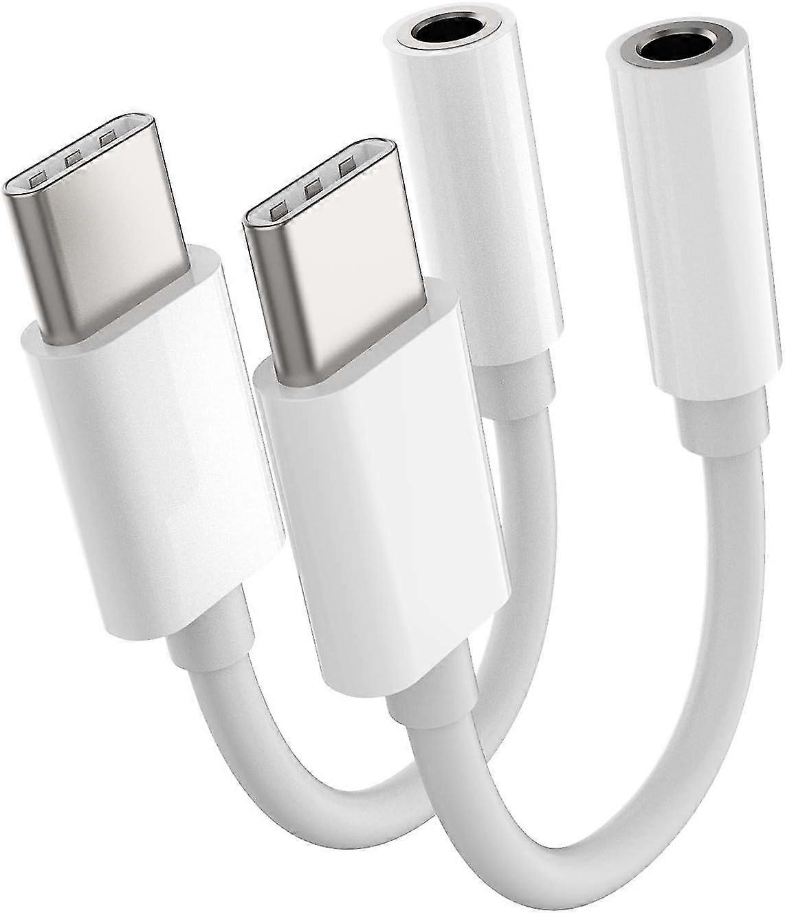 2er-Pack, USB-C-auf-3,5-mm-Adapter für Kopfhörerbuchse
