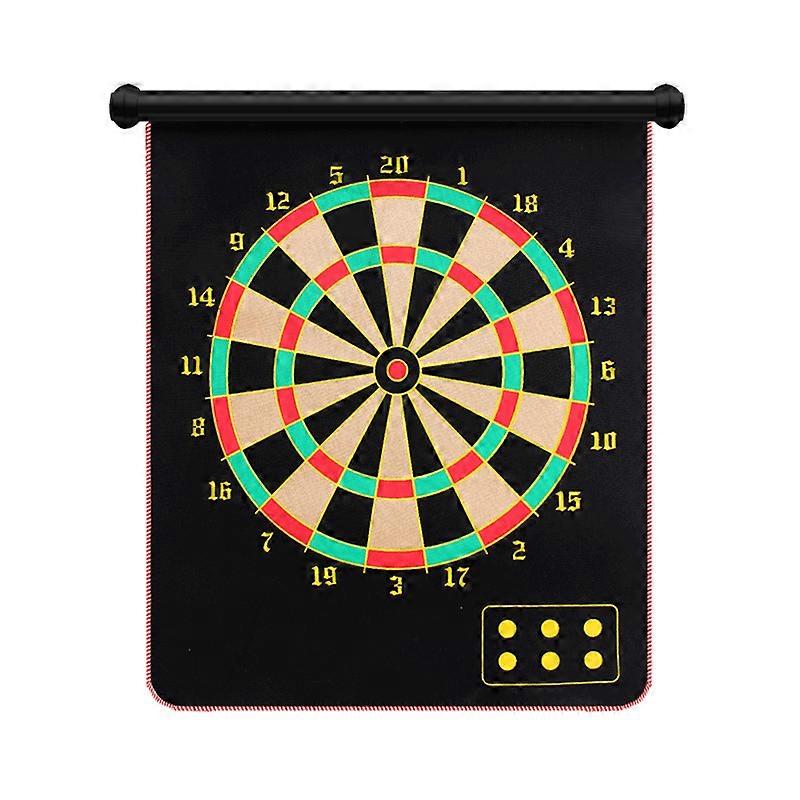 Magnetic Dartboard - Large Hanging Reversible Magnetic Dartboard with 2 Sets of Magnetic Darts - Fun Outdoor Summer Activity(1 set, multicolor)