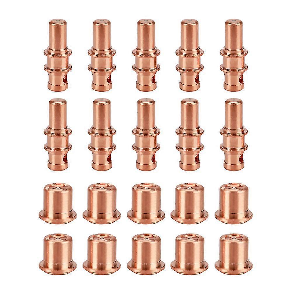 20pcs Pr0109 Electrode And Pd0105 Nozzle Fit A81 Lt81 Ltm81-a Trafimet Air-cooled Plasma Cutter Torch With High Frequency