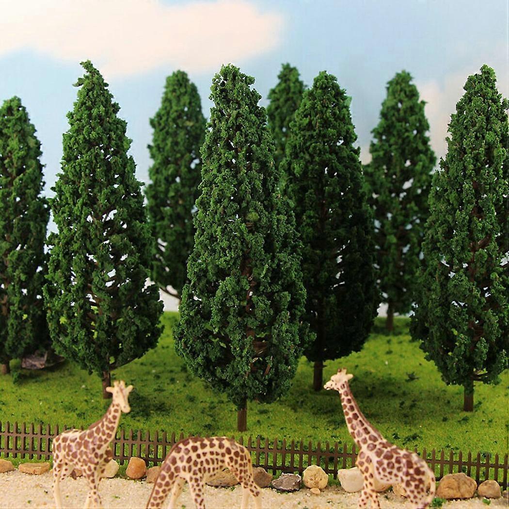 Model Complete Trees Plastic Railway Trees 10pcs Accessories For Scale