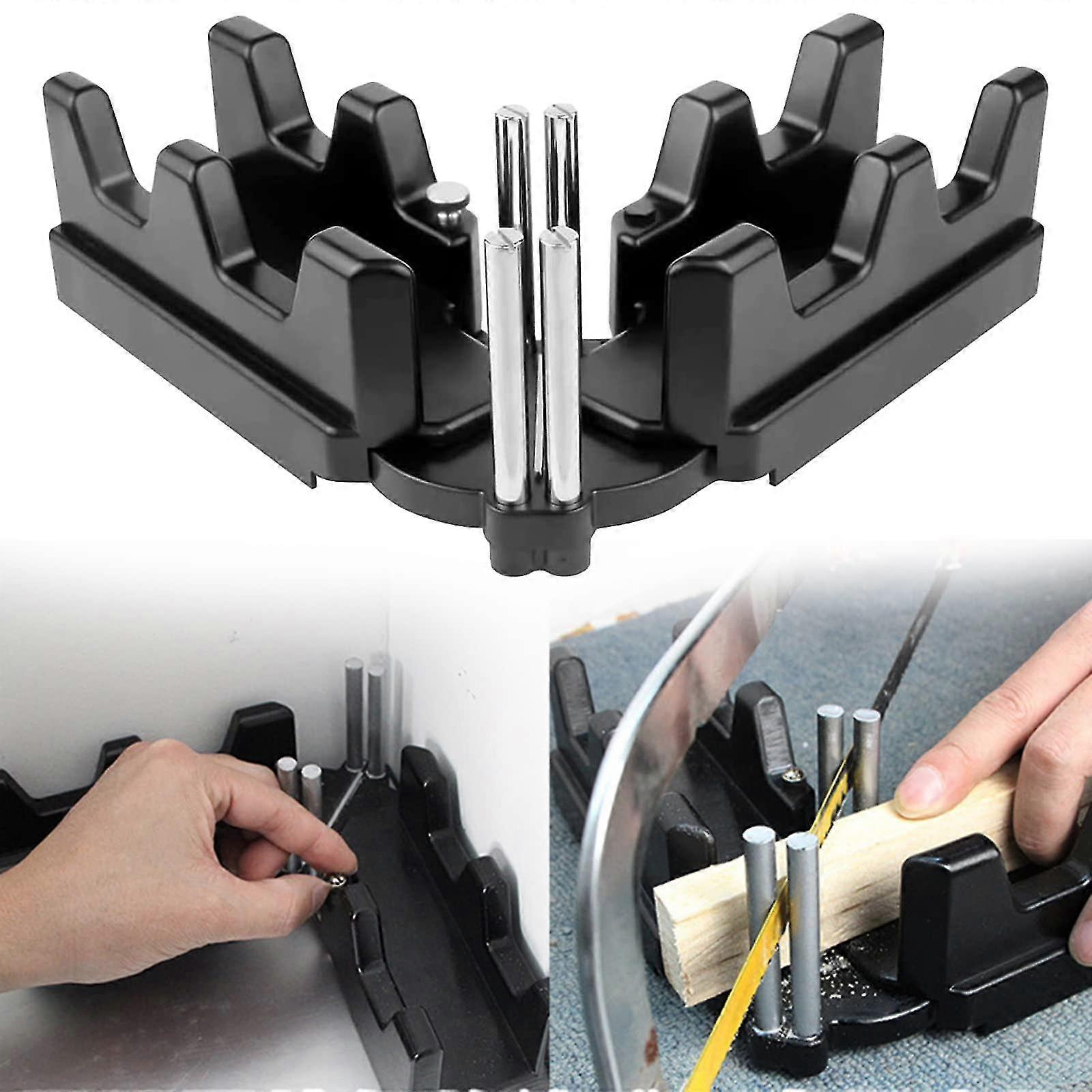 Mitre Measuring Cutting Tool, 2-in-1 Miter Saw Protector, Bevel And Mitre Box, Measuring And Sawing Mitre Angle Finder 85-180 For Pipeline Installatio