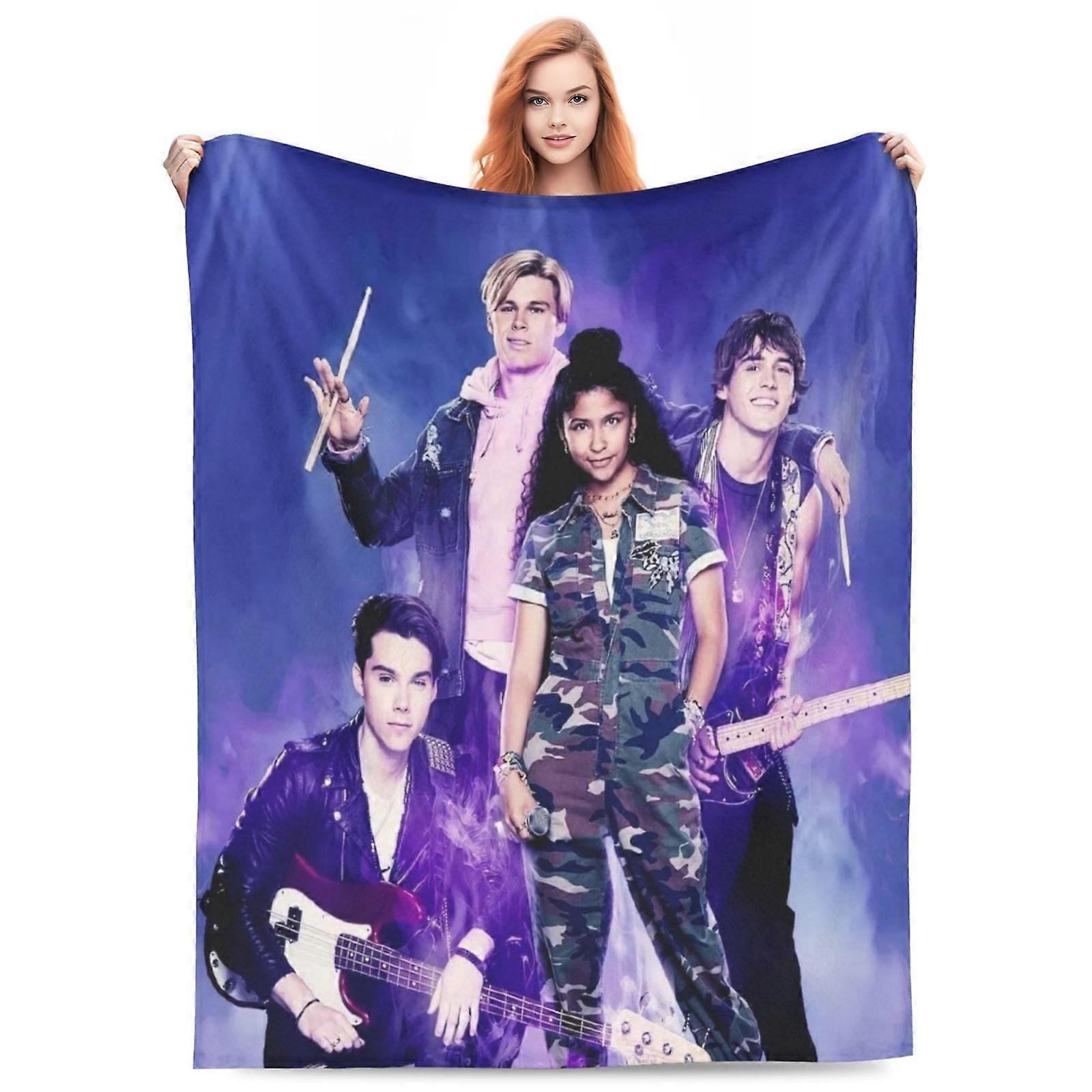 Julie And The Phantoms Throw Blanket Ultra-Soft Cozy Flannel Fleece Picnic Blanket For Boys Girls Adults, Lightweight Plush Fluffy Blankets For Couch 