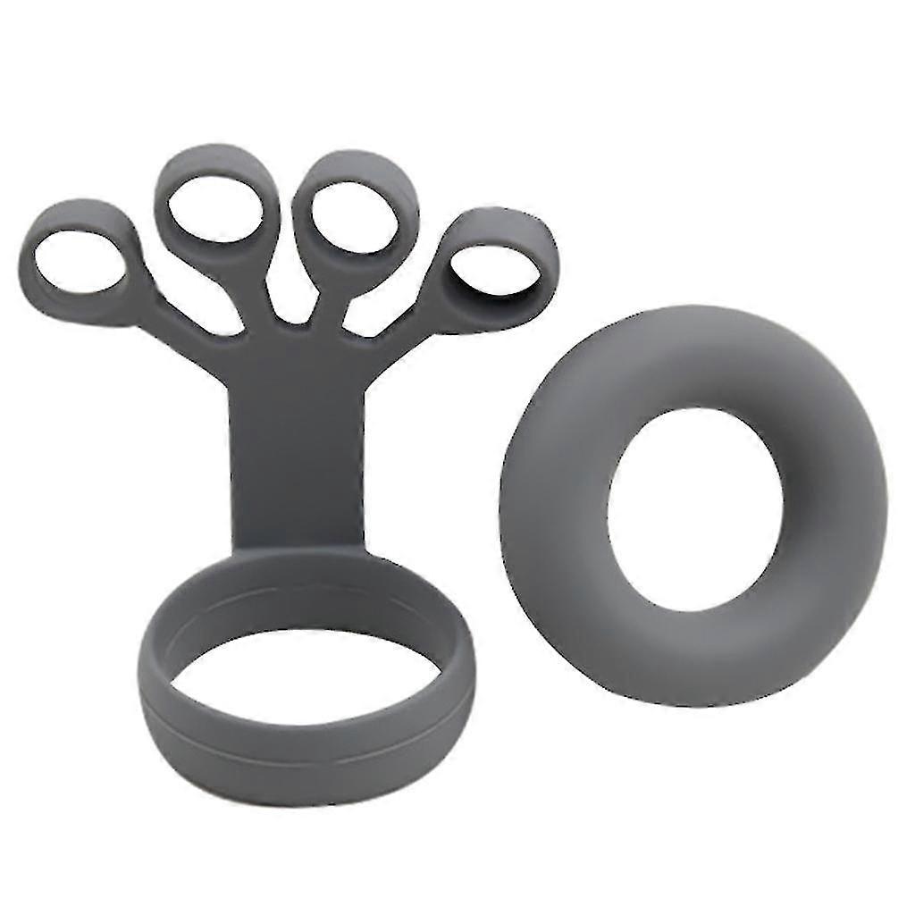 Hand Grip Strengthener & Finger Exerciser Forearm Ring Hand Exerciser Squeezer