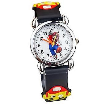 Super Mario Thema Armbanduhr Cartoon Analoge Quarzuhren Jungen Mädchen Kinder Geburtstagsgeschenk