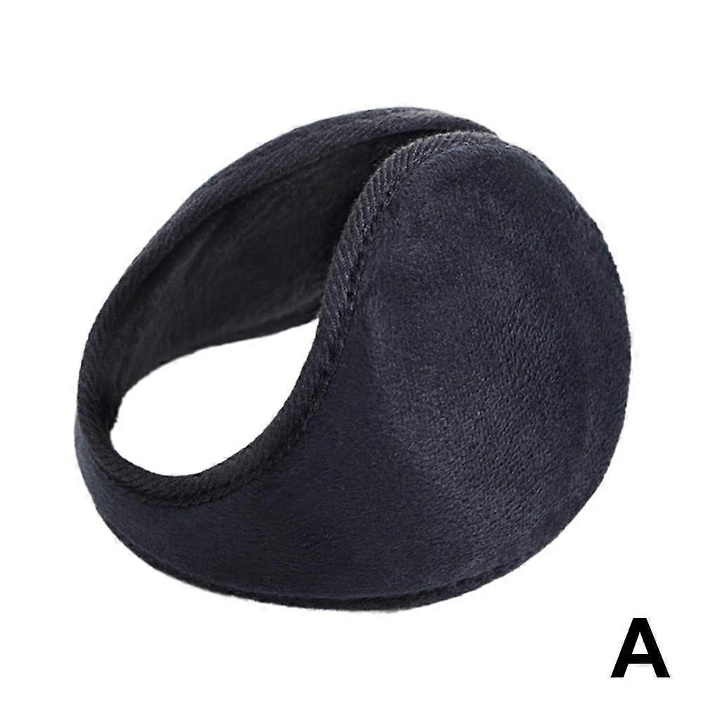 Men's And Women's Thickened Plush Warm Earmuffs Winter Earmuffs Solid Color