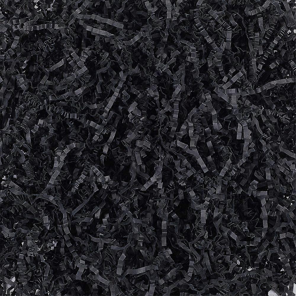4 Sets Paper Shredded Paper Filler Black 3x0.1mm 50g/set