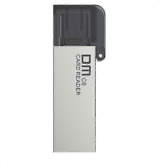 Card reader,CR006 Zinc Alloy Card Reader Type C SD/TF USB Flash Disk Support 256G Multi Memory Card Reader for