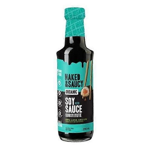 Naked &; Saucy Organic Keto Soy Sauce Υποκατάστατο, 296 ml (Περίπτωση 6)