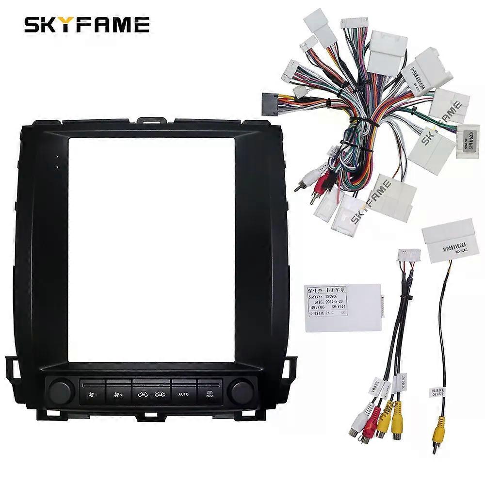 Applies to Car Frame Fascia Adapter Canbus Box Android Dash Fitting Panel Kit For Toyota Prado 120 Land Cruiser LC120 Lexus GX470