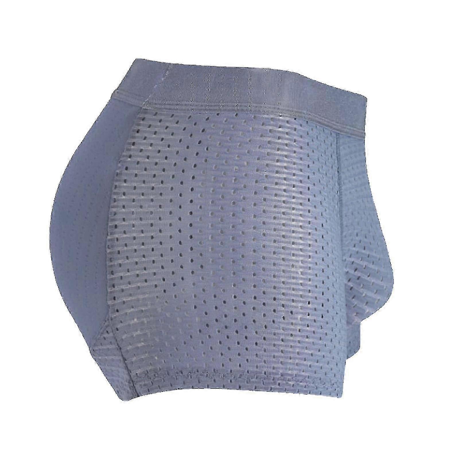 Naylon Buz İpek Nefes Erkek İç Çamaşırı, Erkekler Kalça Bottock Kaldırıcı Şekil Külot Yastıklı Boxer Kalça Popo Kaldırma İç Çamaşırı