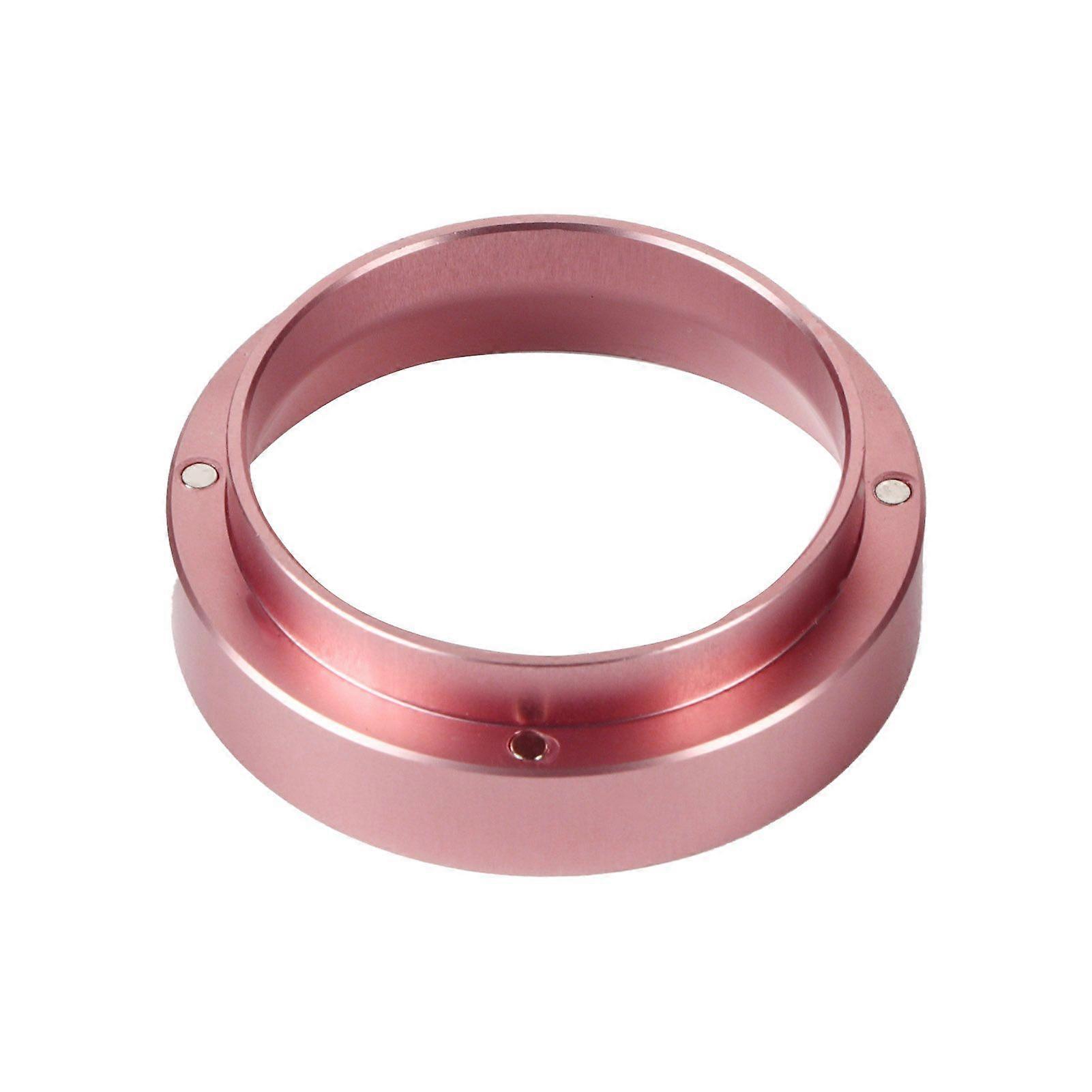 Espresso Dosing Funnel Aluminum Coffee Dosing Ring Replacementfor 58mm Portafilters(Red)