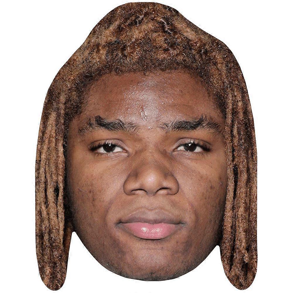 Lewis Cine (Dreadlocks) Celebrity Mask, Flat Card Face