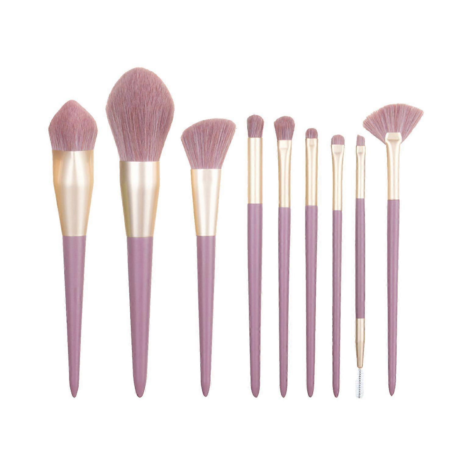 Professional Portable Makeup Brush Set - Complete Cosmetics Brushes Collection