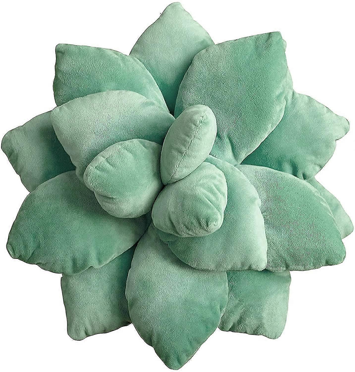 TYison 3D Cactus Pillow, Cute Succulents for Garden Lovers, Plush Cushion for Bedroom Home Decoration