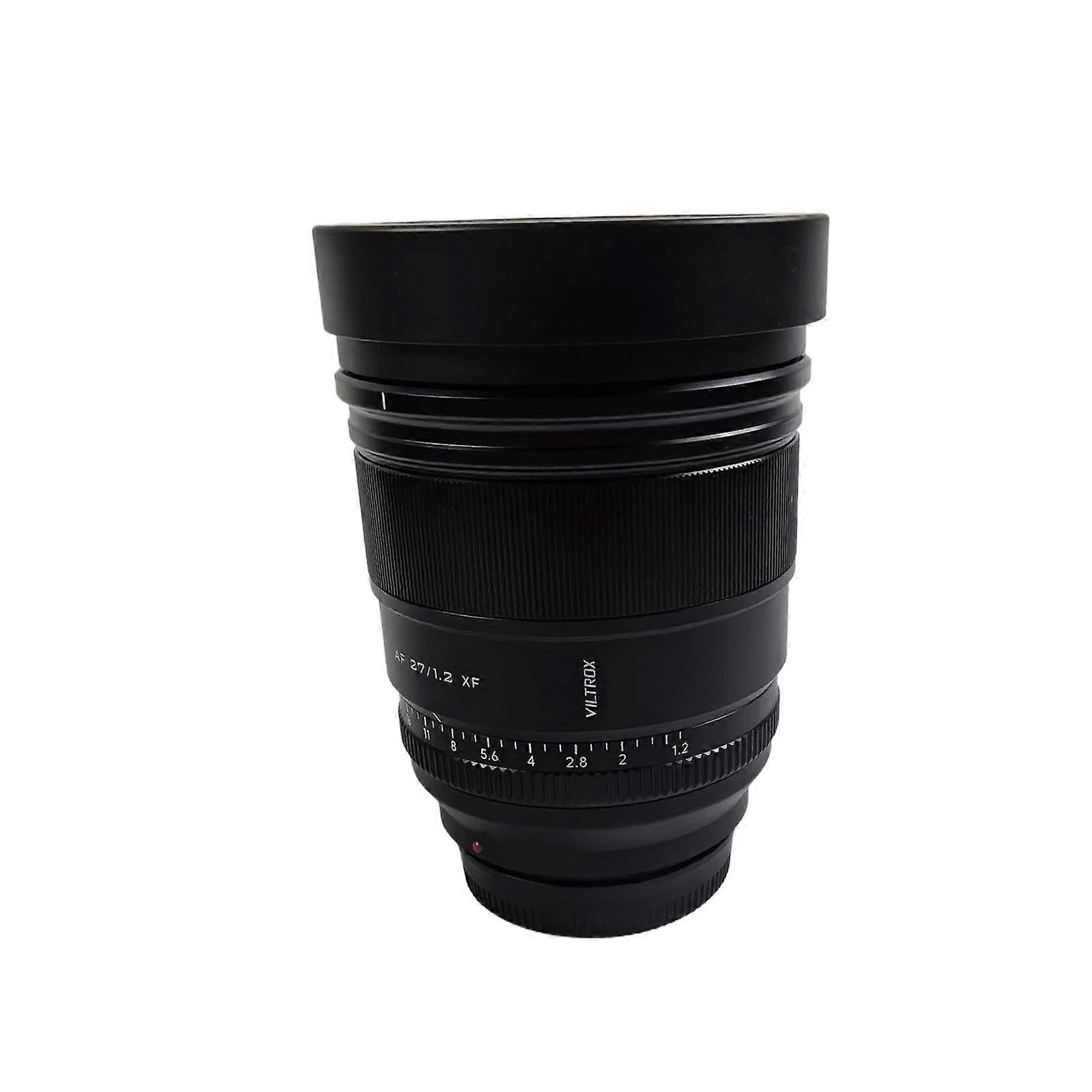 バヨネットスクエアメタルレンズフードキャップ付きVILTROX 27mm F1.2 Proプライムレンズ用