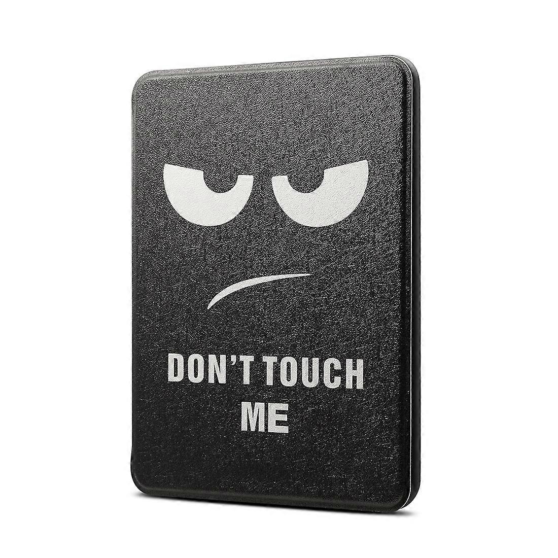 Black Eye Pattern Horizontal Flip PU + TPU Leather Protective Case for Amazon Kindle Paperwhite 4 (2018), with Sleep & Wake-up Function