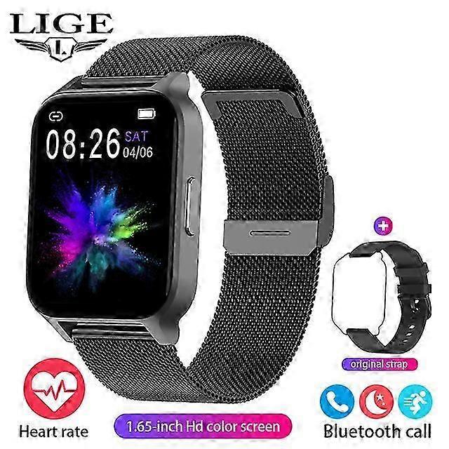 2023 Ny Smartklocka Vuxen Full Touch Bluetooth Samtal Sport Fitness Klockor Vattentät För Android iOS Smartklocka Vuxen + Box