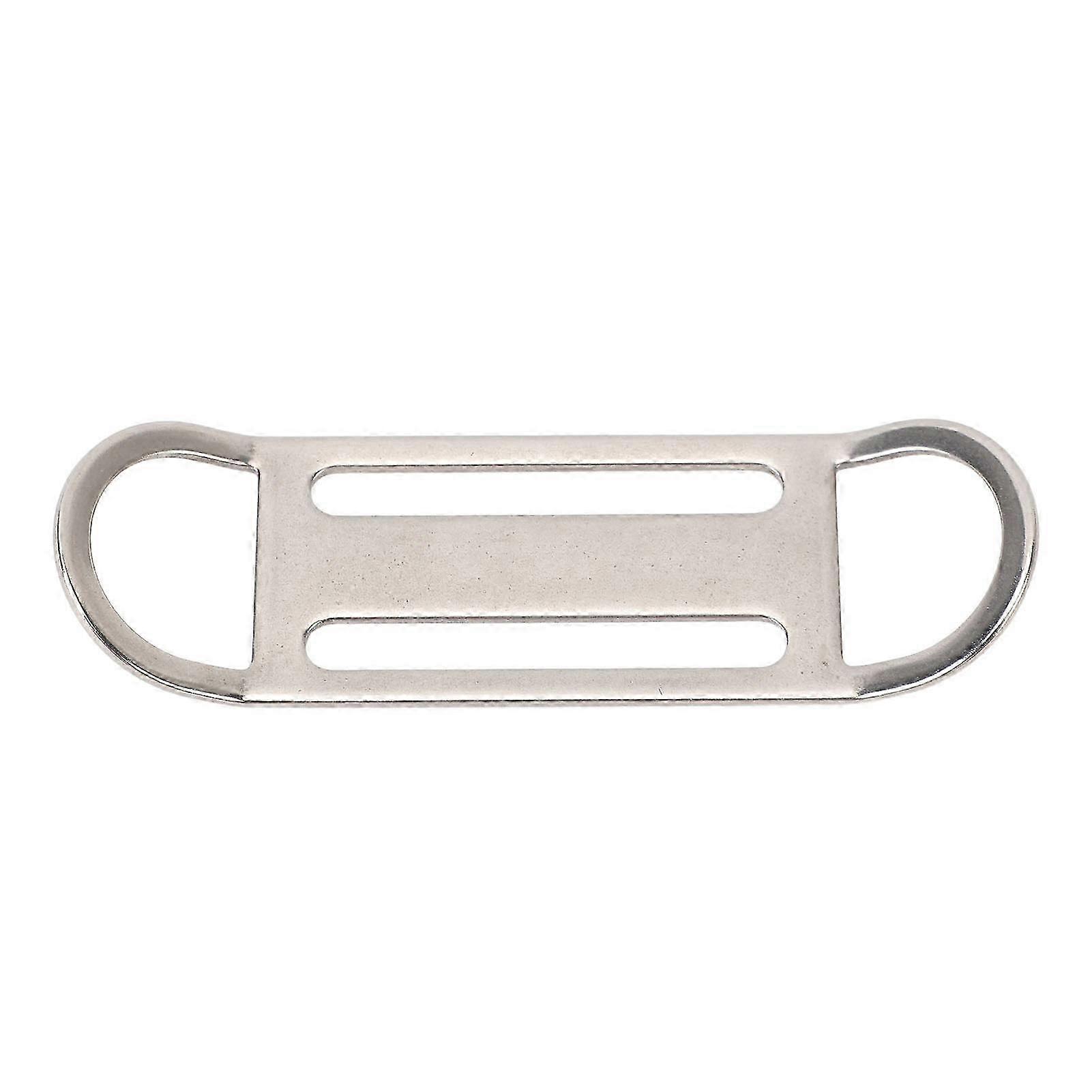 Plongée Side Mount Boucle bilatérale à anneau en D 316 en acier inoxydable Sangle de plongée Keeper Sidemount BCD Boucle de fixation pour accessoires de plongée BCD f74
