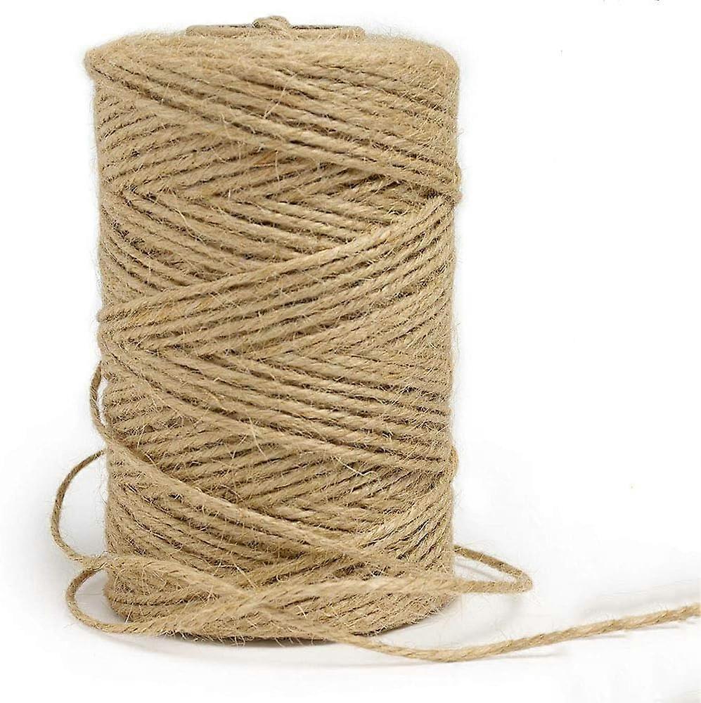 Natural Jute Twine For Crafts, Eco-Friendly Biodegradable Arts Crafts Diy String, High-Quality Natural Fibers Durable Twine For Gift Wrapping Home