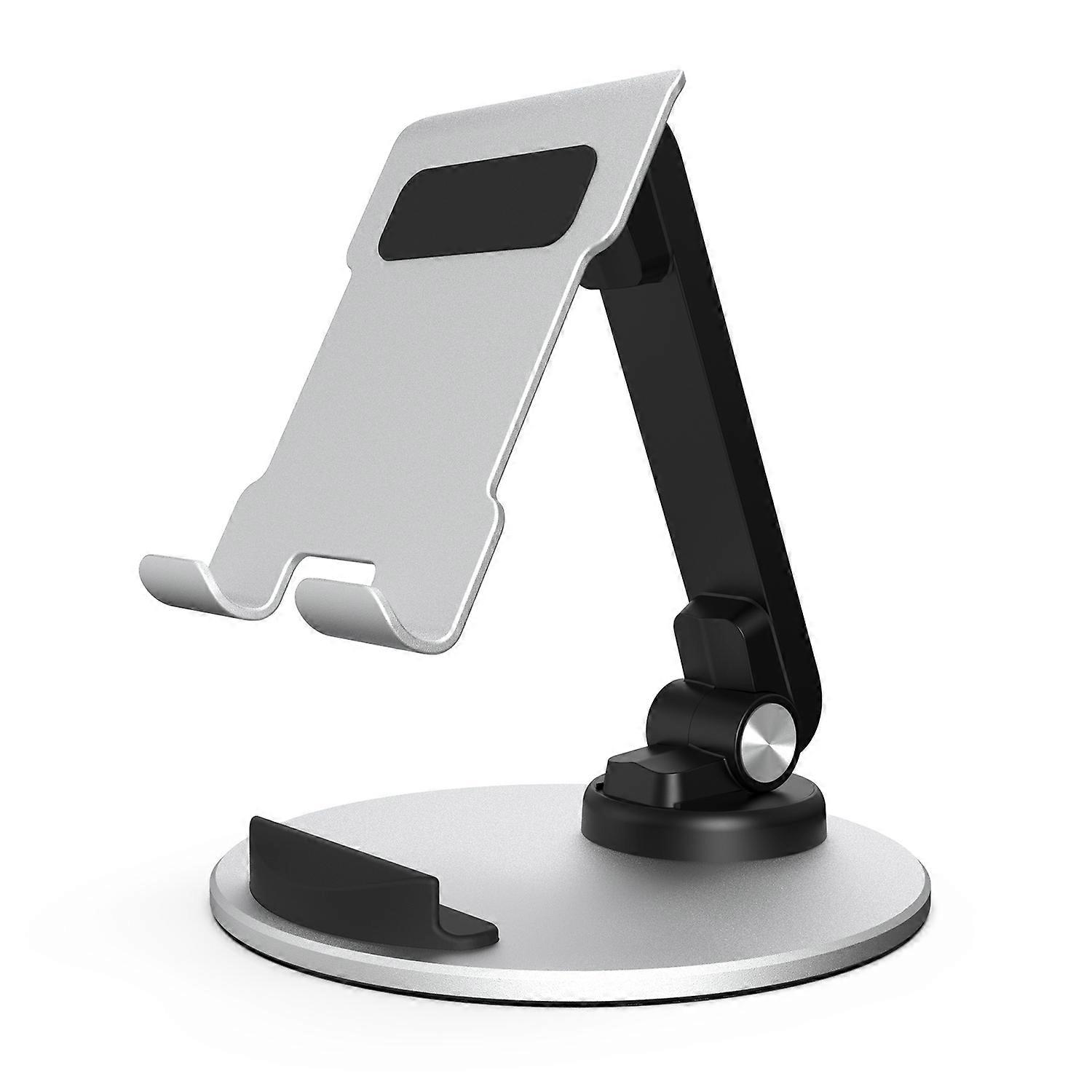 TM13 Round Base Folding Tablet Stand Mini Rotating Phone Stand Adjustable Cell Phone Holder