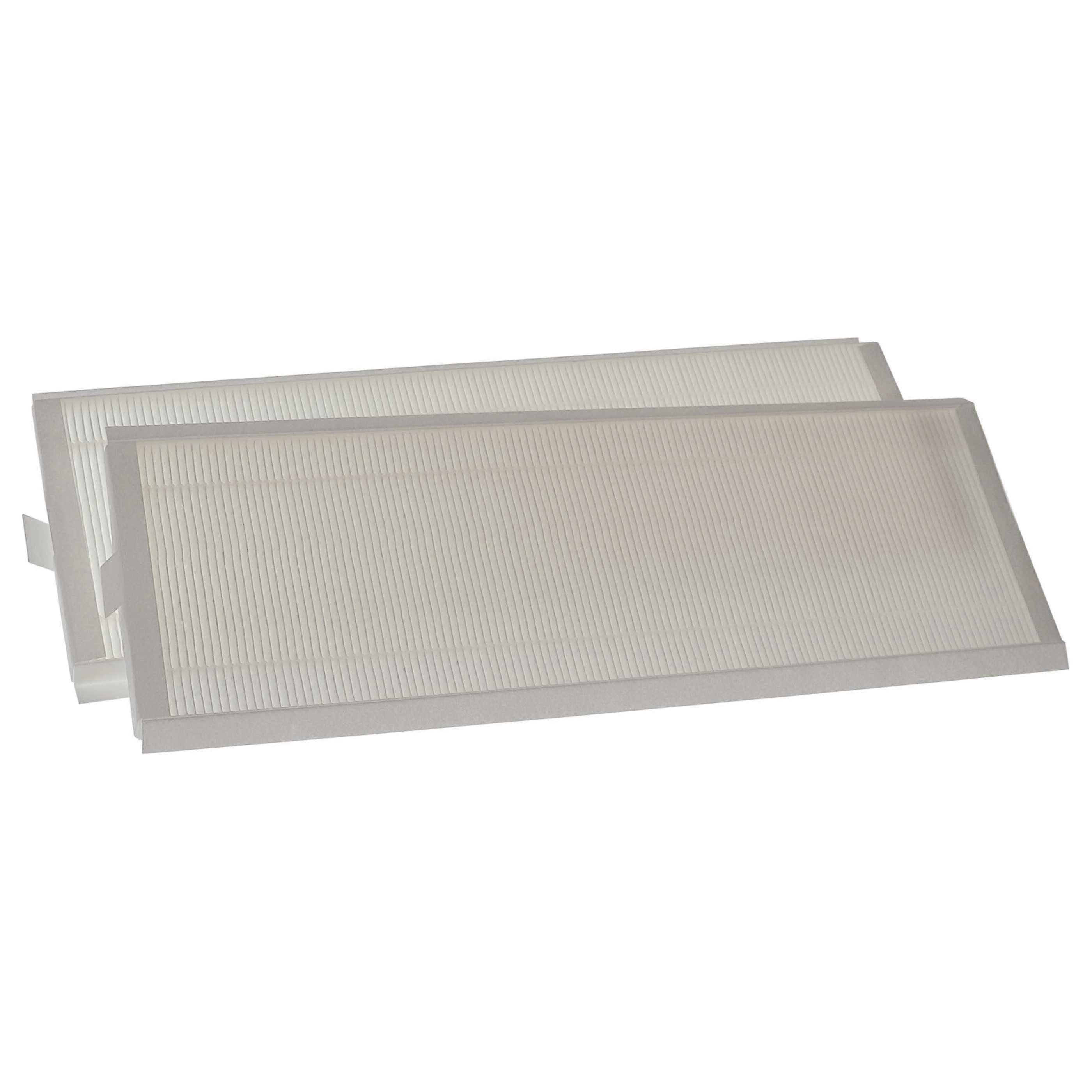 vhbw 2x Filter G4 kompatibel mit Zehnder ComfoAir Q600, Q600 ST, Q600 ST Enthalpie Lüftungsgerät - Filterset, 50 x 16 x 4 cm Weiß
