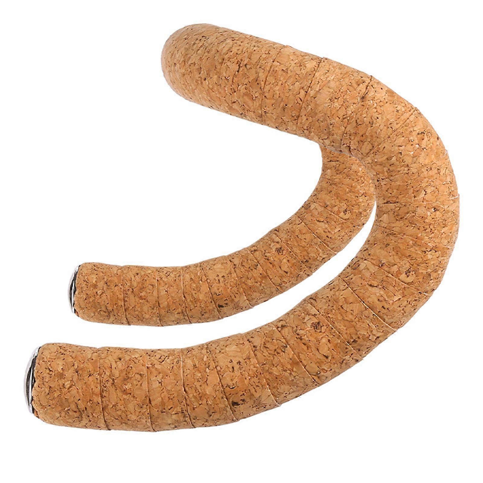 Bicycles Handlebar Grip Tape Wrap Handle Cover Bike Handle Grip Cover Non-Slip Cycling Handle Bar Grips with End Plug  light wood grain