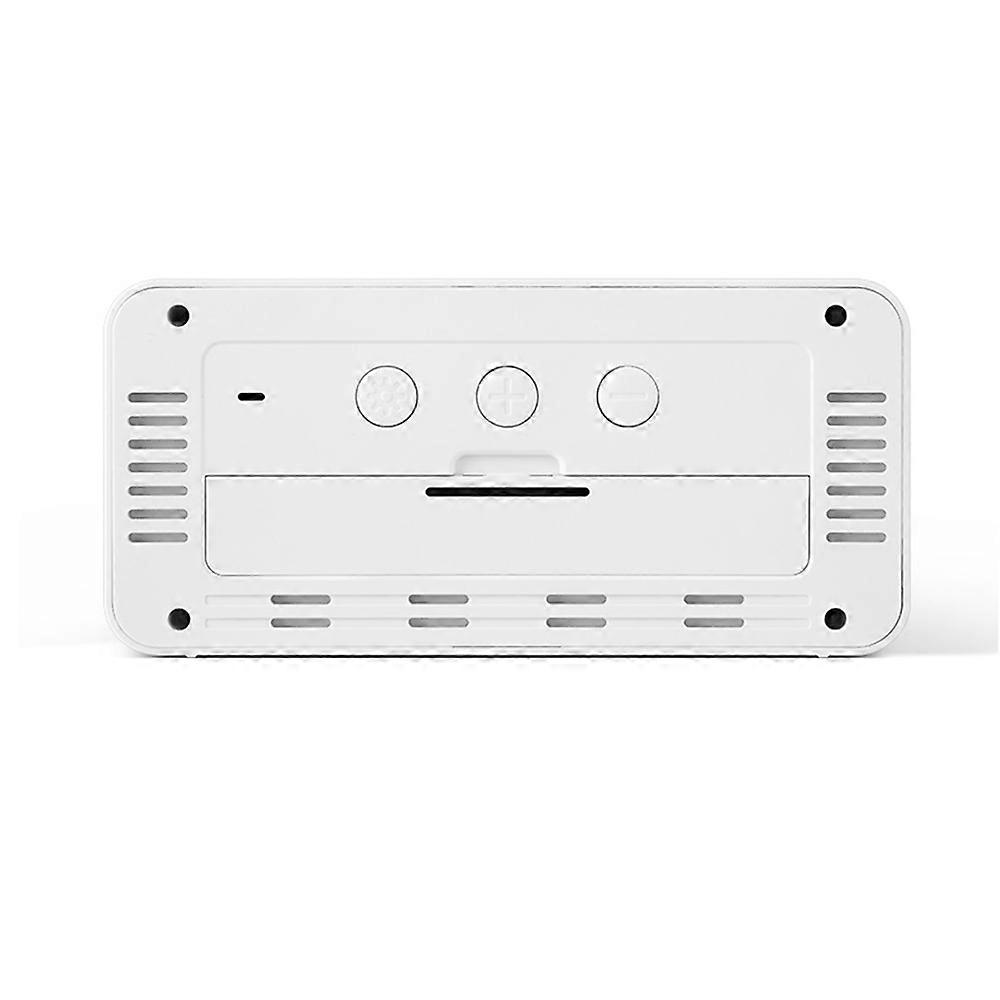 Digital Alarm Clock Large LCD Screen Week Temperature Humidity Date Display Backlight Design Support