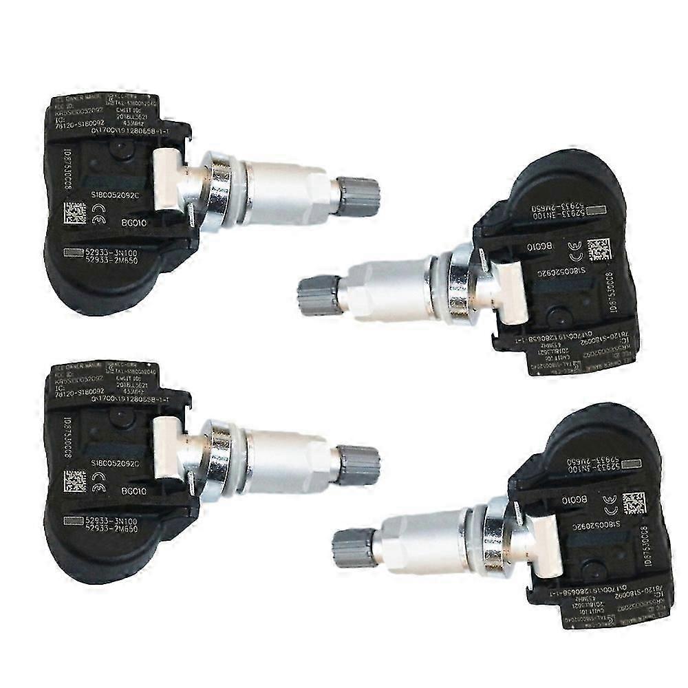 4Pc TPMS Tire Pressure Sensor for I30 I55 Venga Sorenta Picanta Ceed 529333N100 52933-2M650 bs