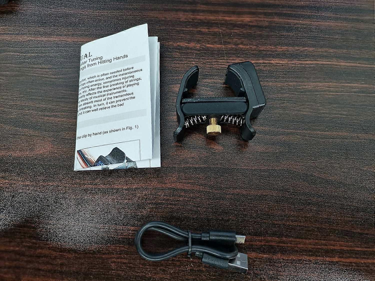 Meideal 2-in-1 Guitar Tuner String Breakage Prevention Device Guitar Tuner Clip On for Chromatic Gui