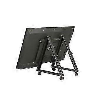 1 Pair Rolling TV Stand Mobile TV Stand with Wheels for 32-55 Inch LED LCD Flat&Curved TVs A