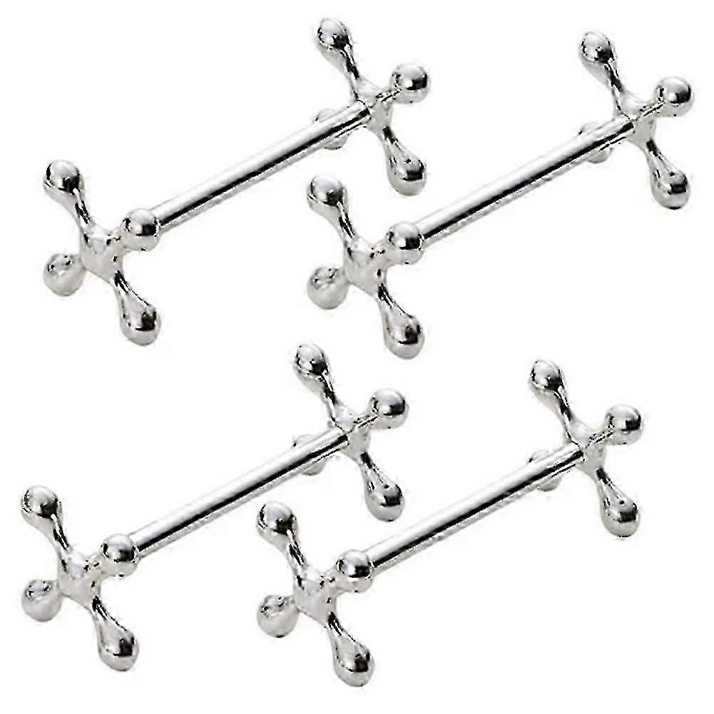 Shanghai Yangxin 4 Pcs Alloy Chopsticks Rest Spoons Stand Forks Knifes Holder Rack Stand Metal Craft