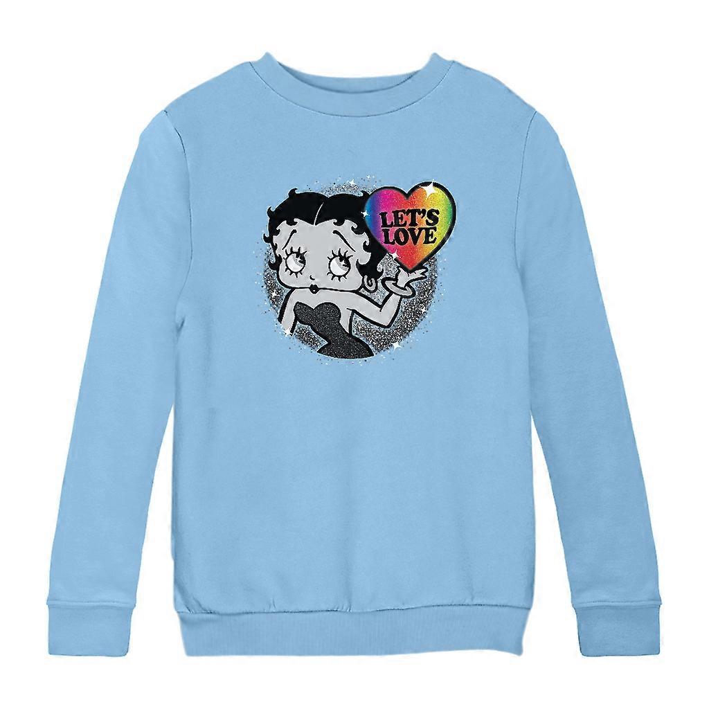 Betty Boop Let's Love Kid's Sweatshirt