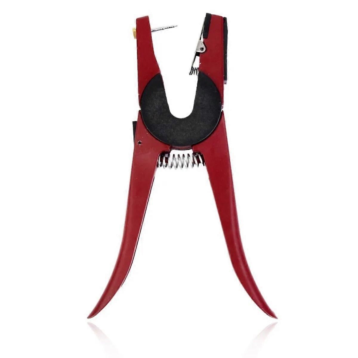 2025 New Livestock Ear Tagger Sheep Ear Tag Applicator Ear Tag Tool Red Cow Ear Tag Plier