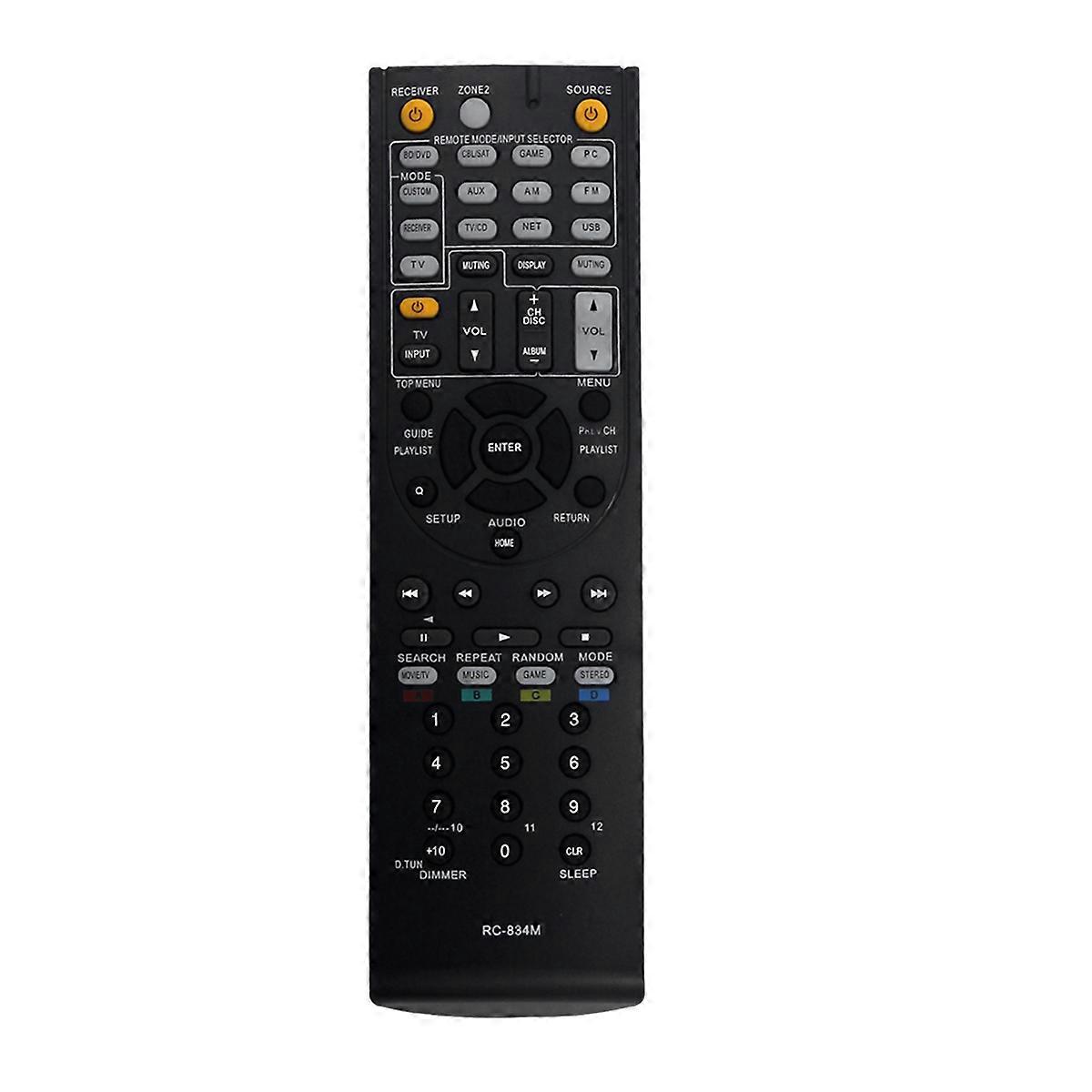 RC-834M Replace Remote for AV Receiver TX-NR515 TX-NR414