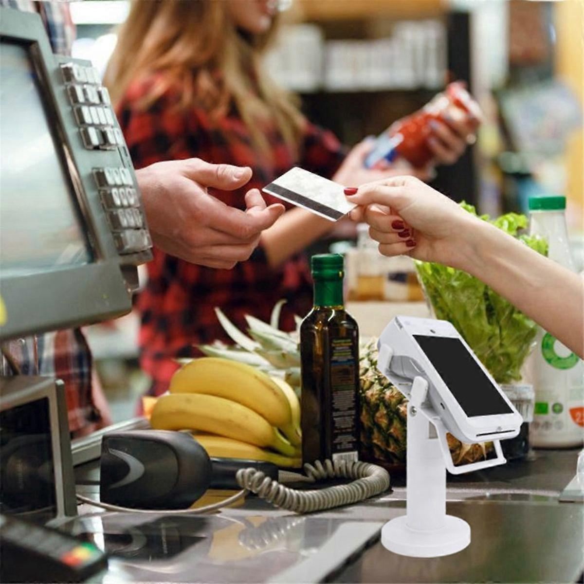 Universal Pos Machine Desktop Stand White
