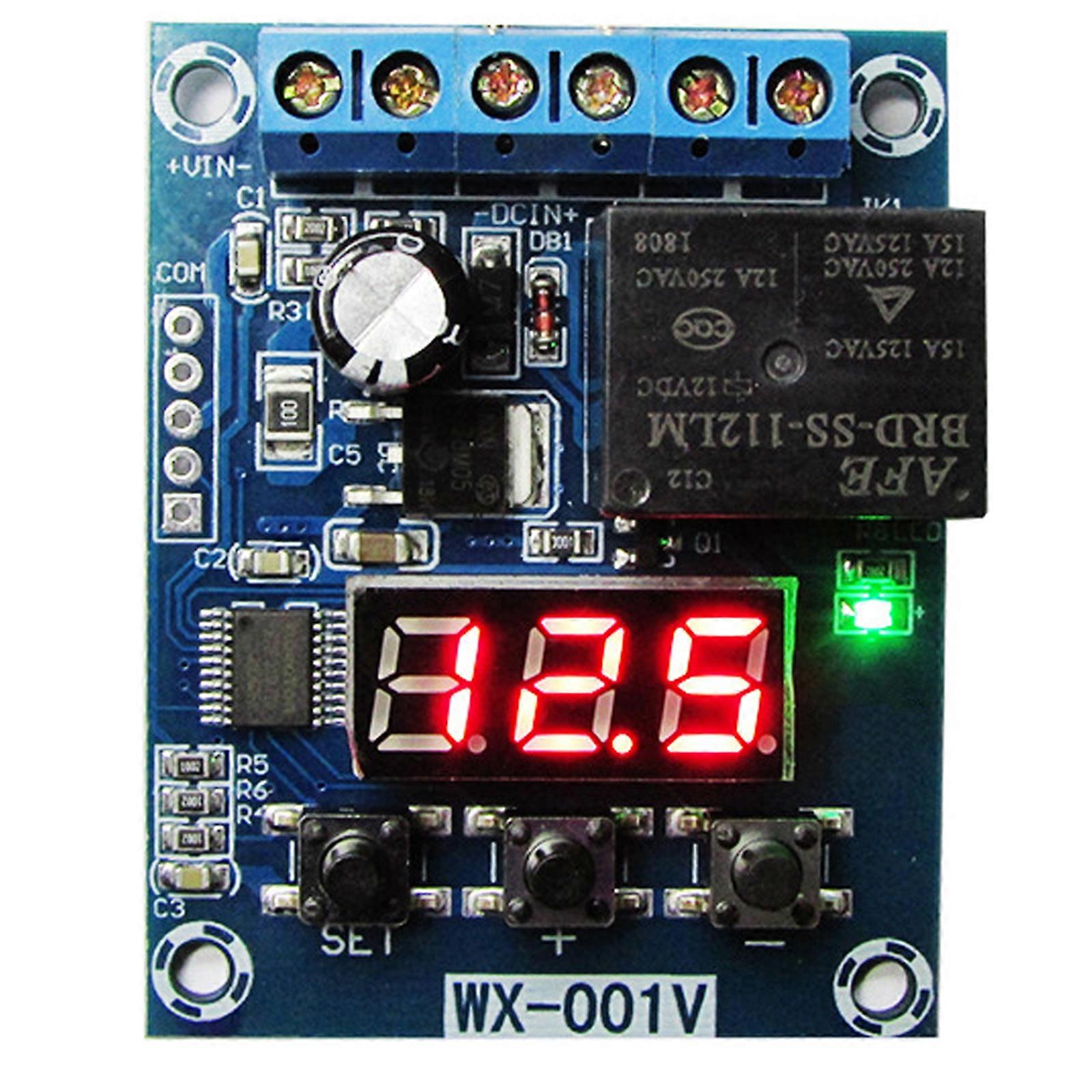 Voltage Monitoring Device Voltage Detection With Clear Display 12V 24V For Automotive And Marine Applications