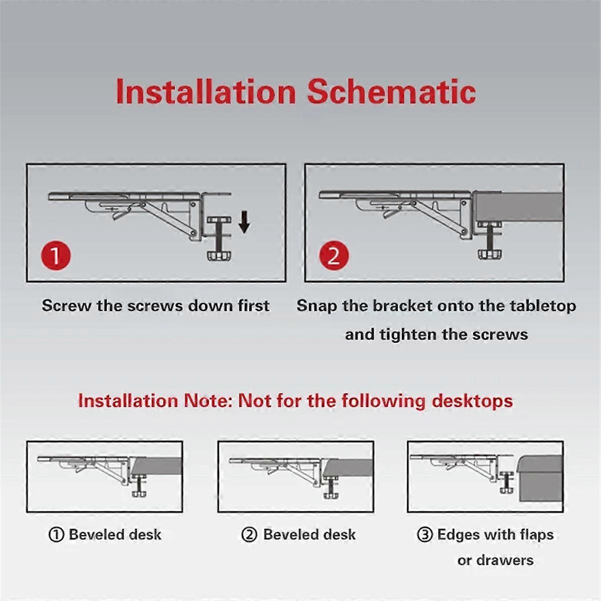 Computer Armrest Pad, Adjustable Computer Wrist Rest, Game Pad-A
