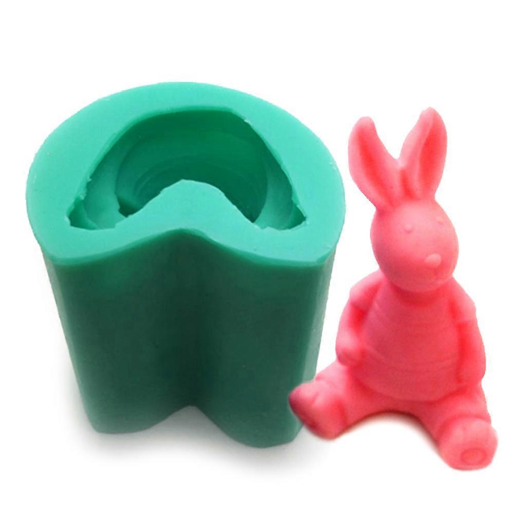 Paște 3D Iepuraș Silicon Matriță Argilă Săpun Epoxidic Mucegă DIY Tort Ciocolată Desert Fondant Instrumente de decorare
