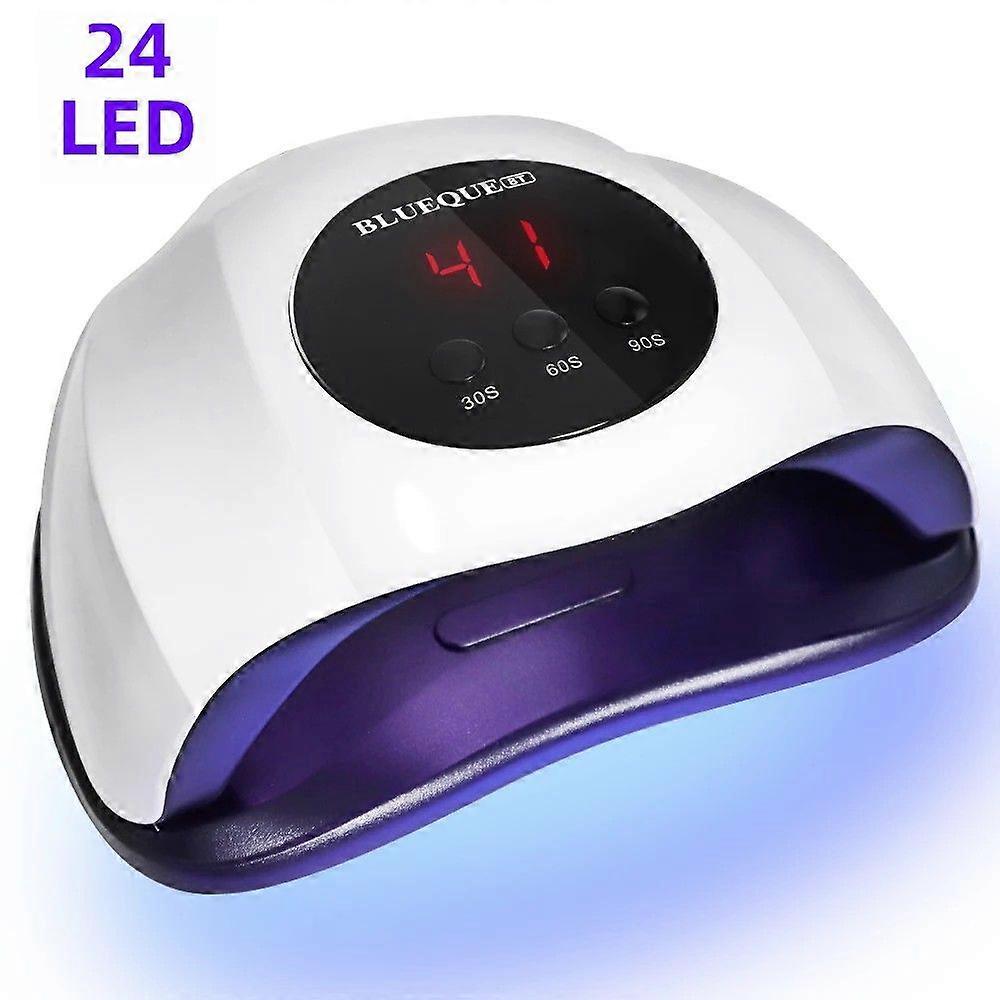 48W UV LED Nail Lamp with Automatic Sensor for Professional Nail Gel, Compact Size, ABS Material