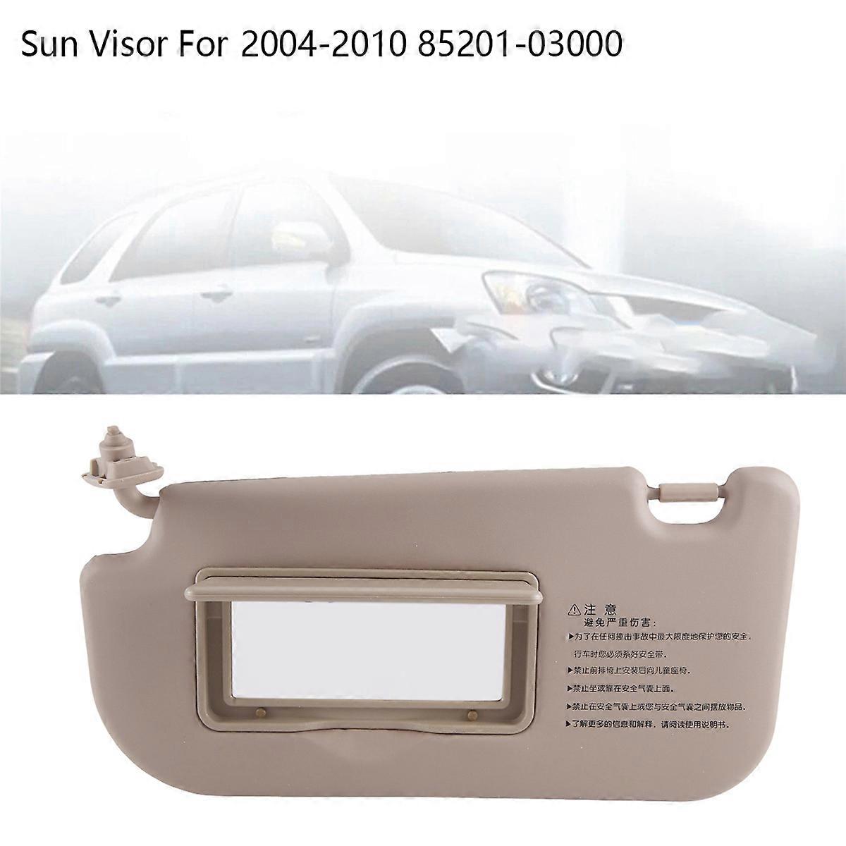 For 2004-2010 Front Sun Visor Light Baffle Cosmetic Mirror
