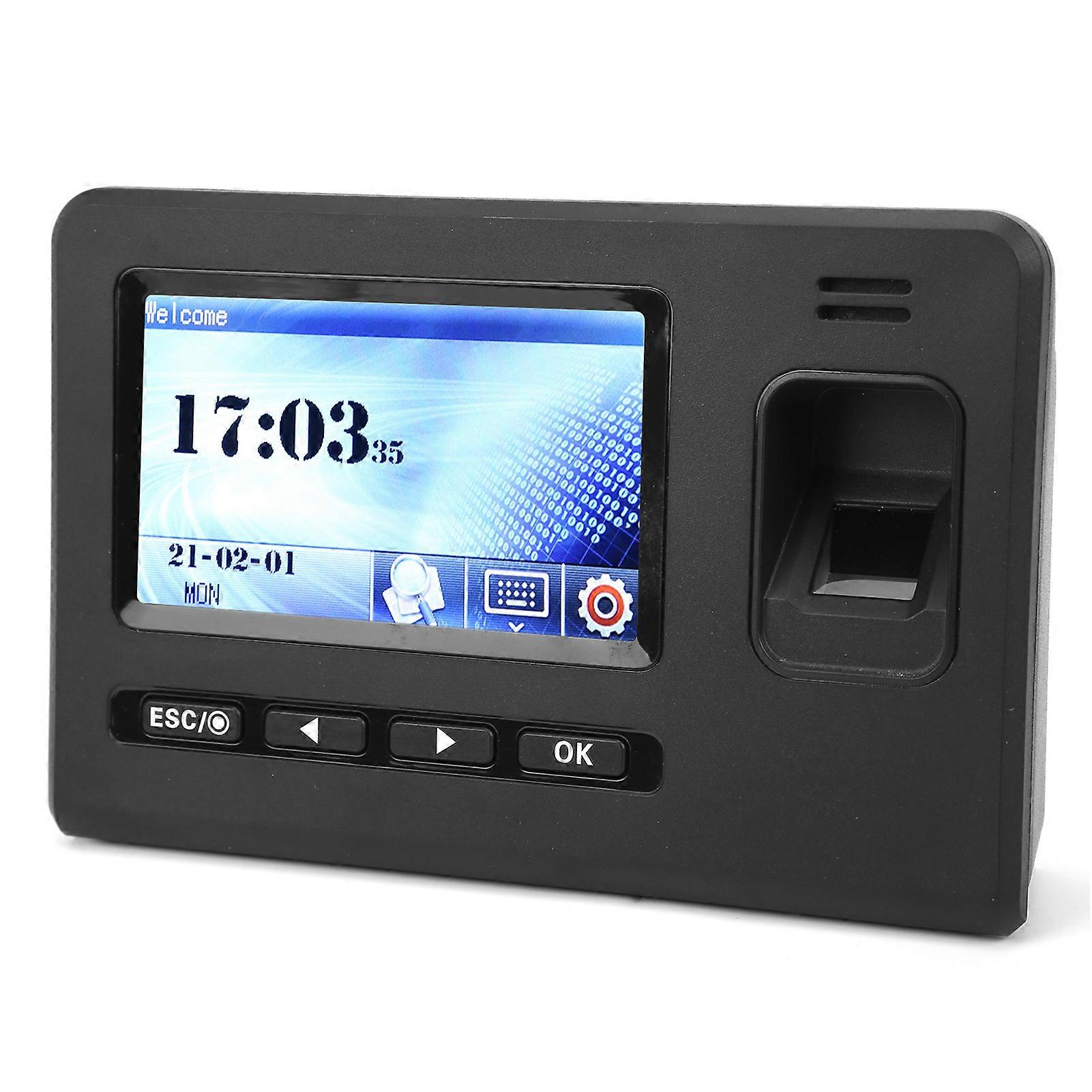 4.3in TFT Time Attendance Fingerprint Password Recorder 1000 Cap