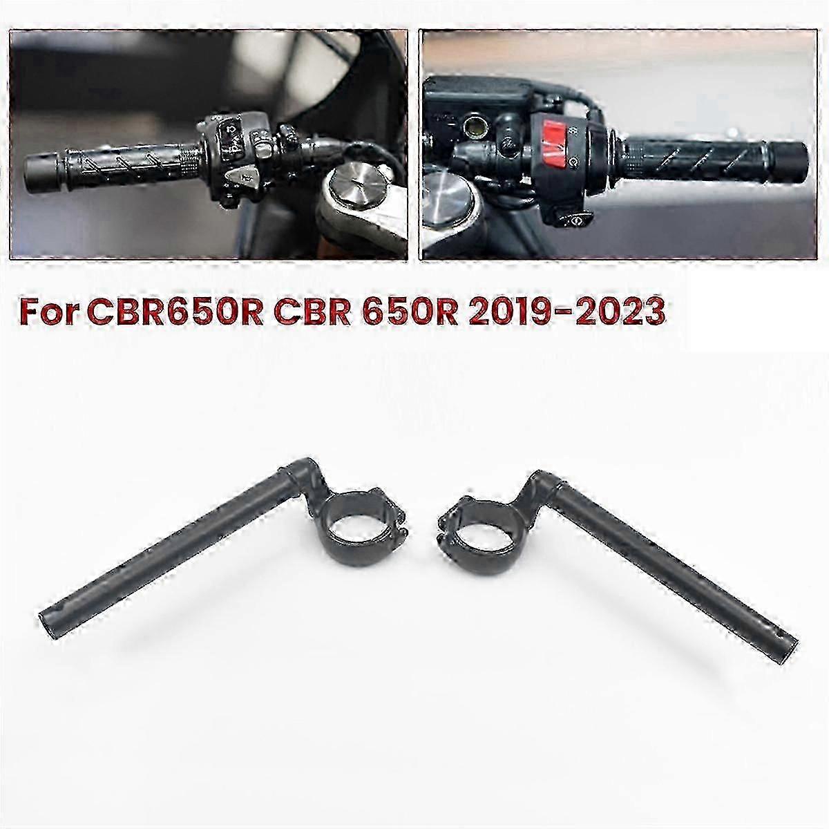 Motorcycle Black Left Handle Bar Clip-on Fork Tube Handlebars for CBR650R 650R