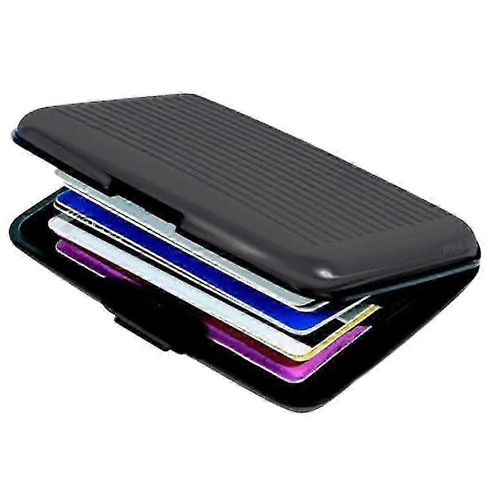 Durable Aluminum Wallet Case with RFID Anti-Scan for Credit Cards & IDs