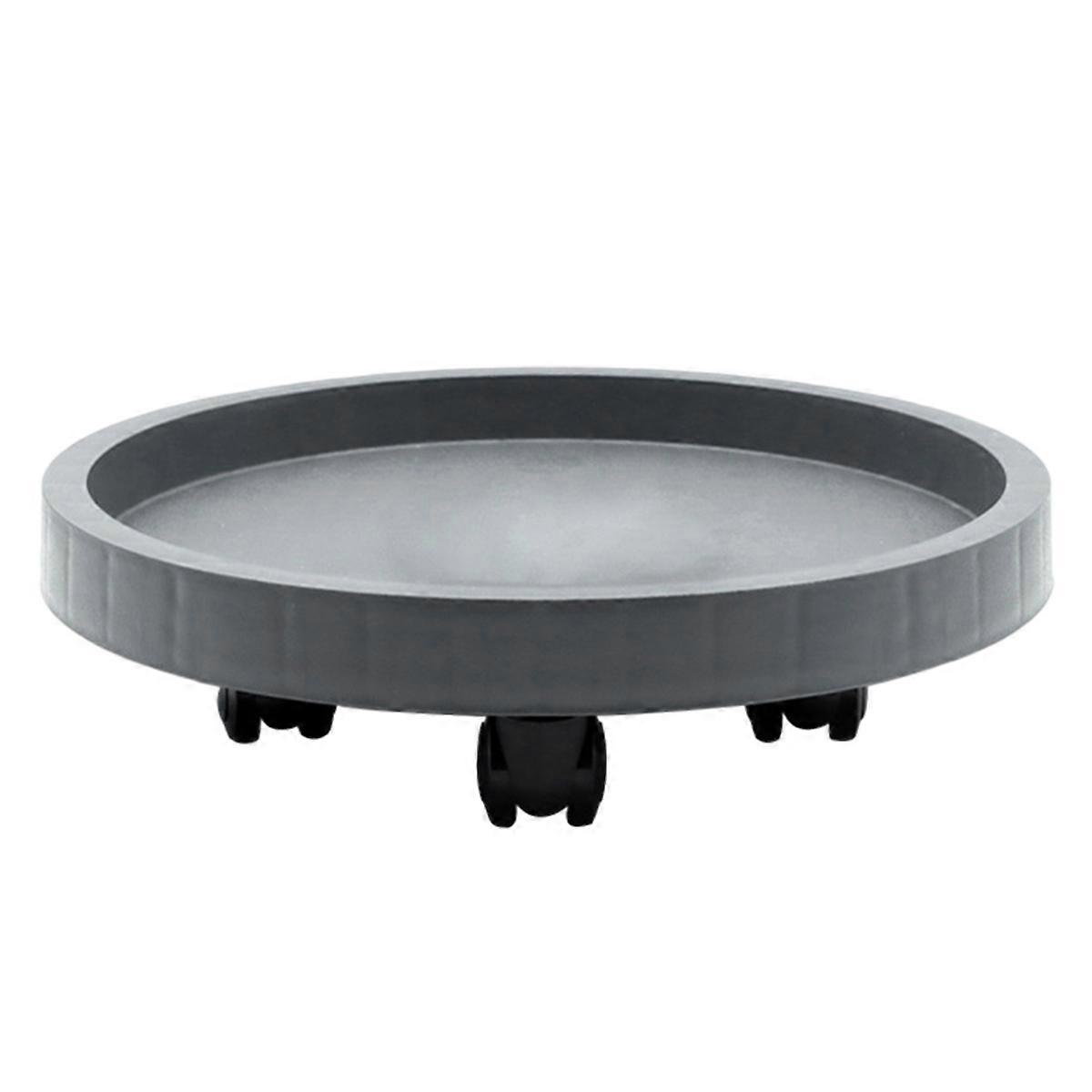 花盆手推车滚动盘架, 带轮子的重型轮式支架, 带脚轮的圆形杯垫滚轮底座托盘, 室内和室外