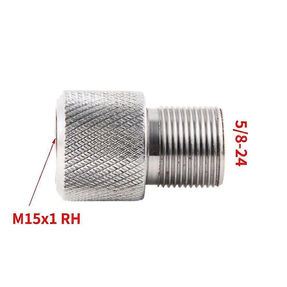 محول خيط الفولاذ المقاوم للصدأ 1 / 2-28 M14x1 M15x1 13.5x1 إلى 5 / 8-24 جهاز